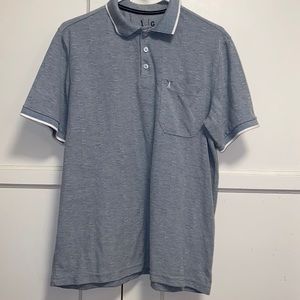 Head Play Large Light Gray Polo Golf Shirt